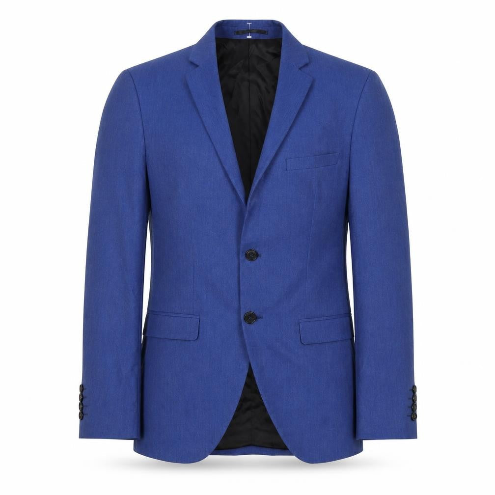 Selected Homme Mens Blue Polyester Jacket Suit Jacket Size 34 Regular