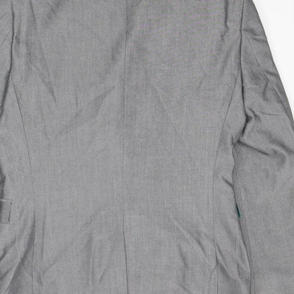 Next Mens Grey Polyester Jacket Suit Jacket Size 38 Regular