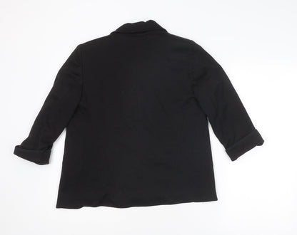 Topshop Womens Black Jacket Blazer Size 6