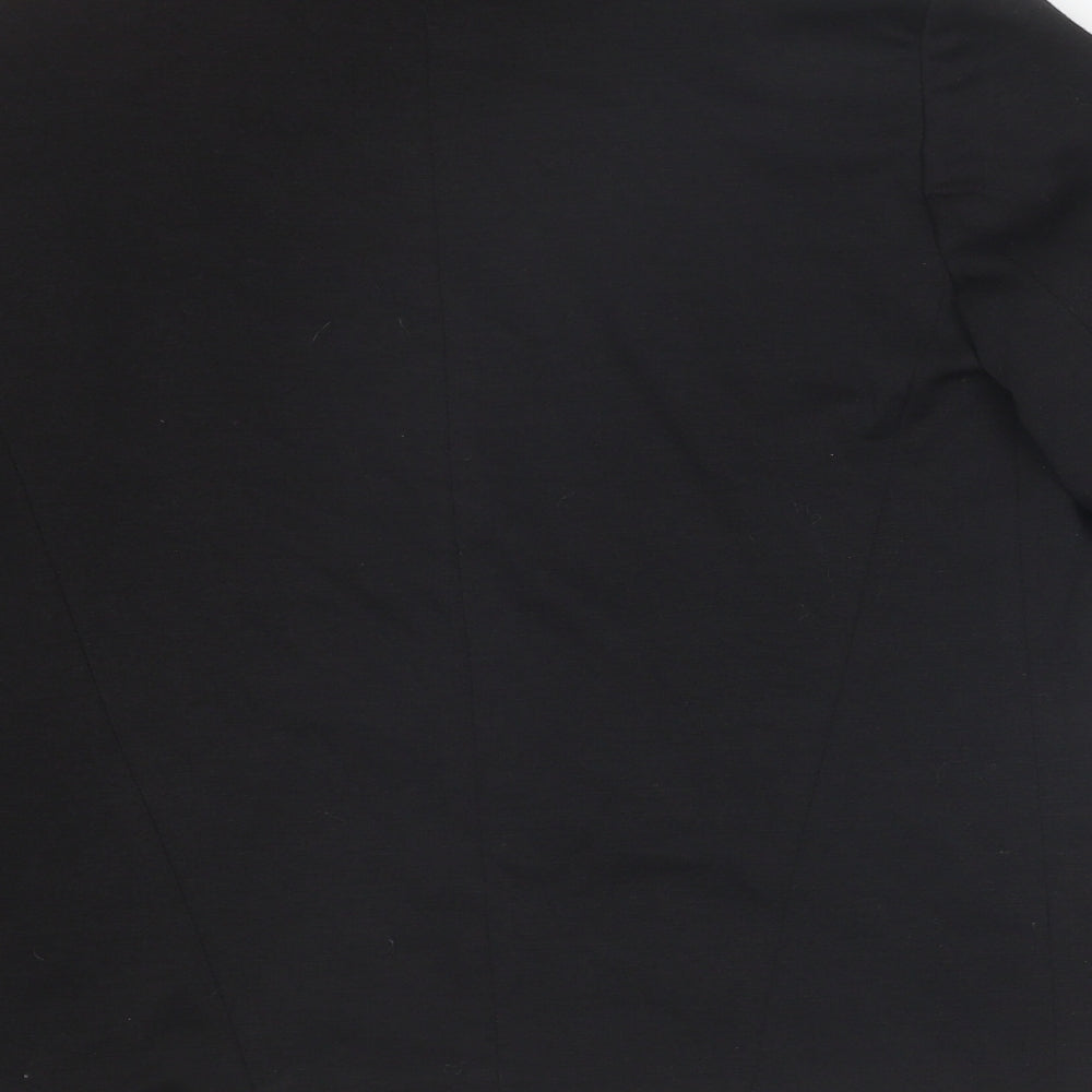 Topshop Womens Black Jacket Blazer Size 6