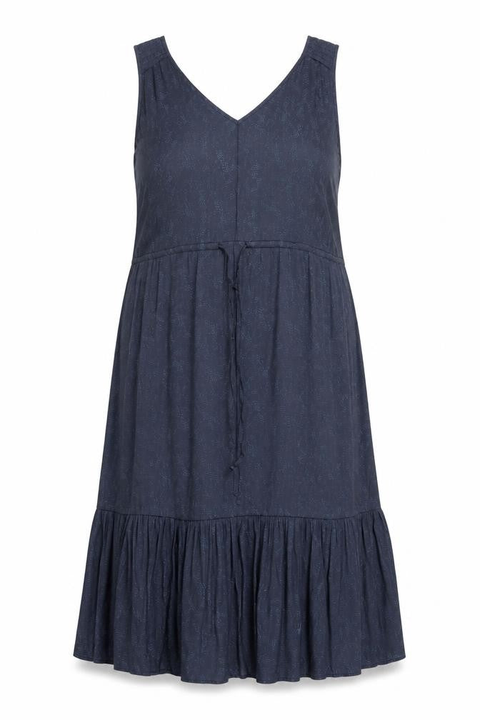 Per Una Womens Blue Polyester A-Line Size 12 V-Neck Pullover