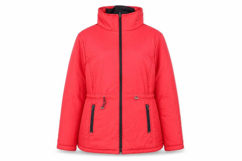 Anne De Lancay Womens Red Jacket Size S Zip