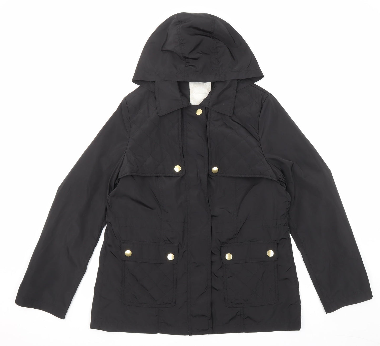 BHS Womens Black Jacket Size 14 Zip