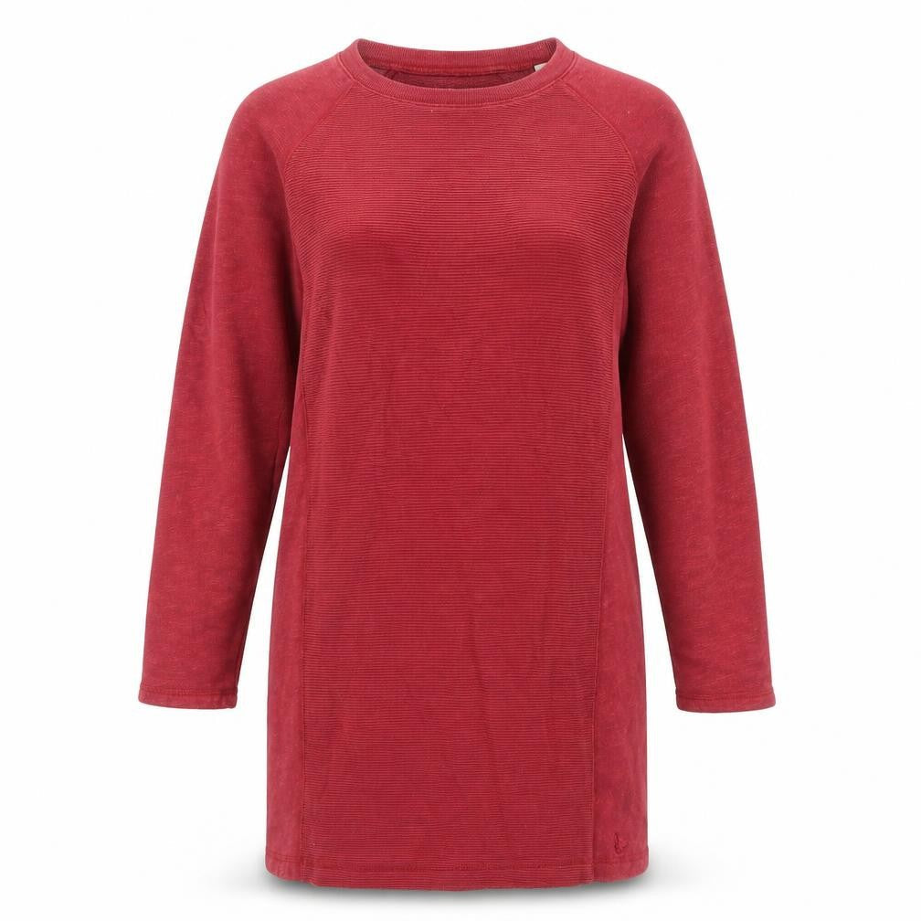 Jack Wills Womens Red Cotton Pullover Sweatshirt Size 8 Pullover - Long line