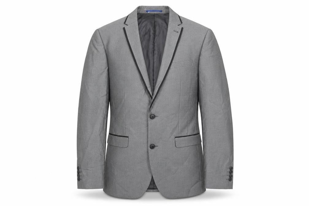 NEXT Mens Grey Polyester Jacket Suit Jacket Size 38 Regular