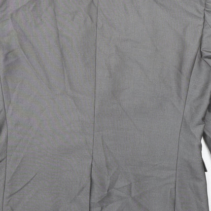 Next Mens Grey Polyester Jacket Suit Jacket Size 38 Regular
