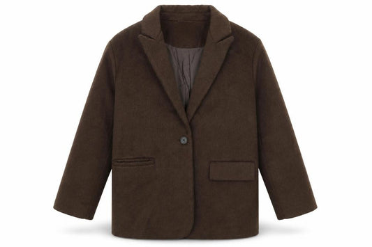 ASOS Womens Brown Jacket Blazer Size 14 Button