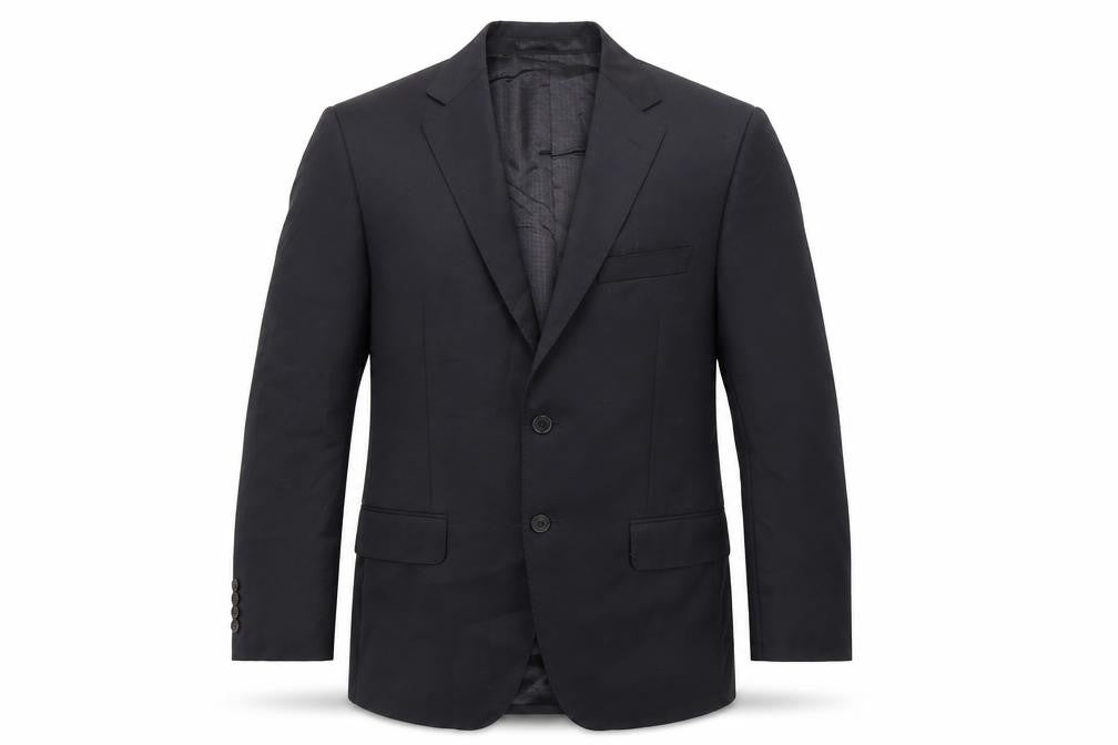 Autograph Mens Black Wool Jacket Suit Jacket Size 38 Regular
