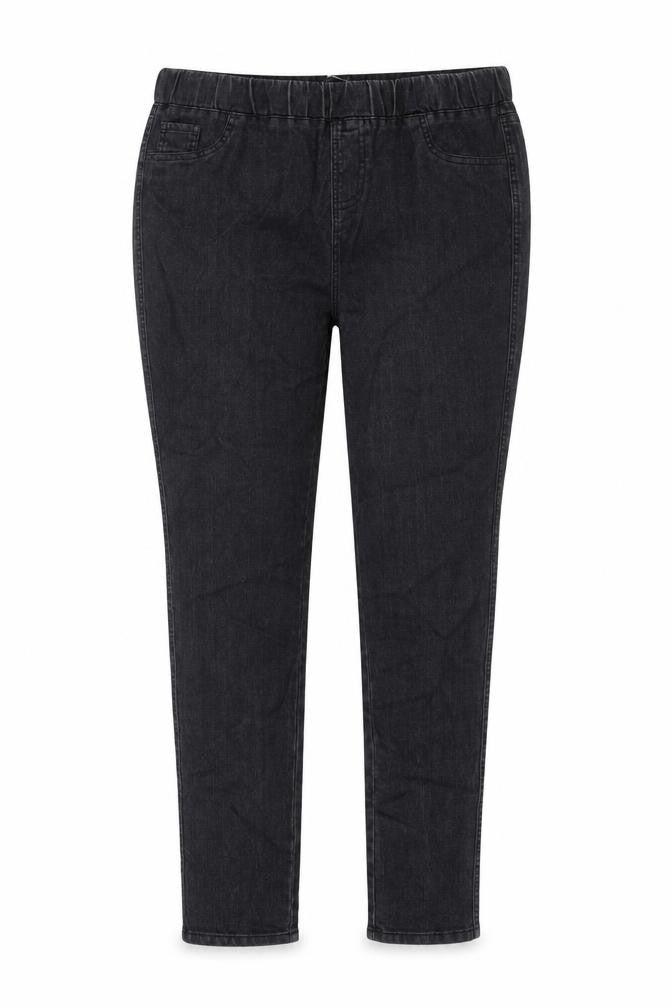 Mia Moda Womens Grey Cotton Skinny Jeans Size 16 Regular