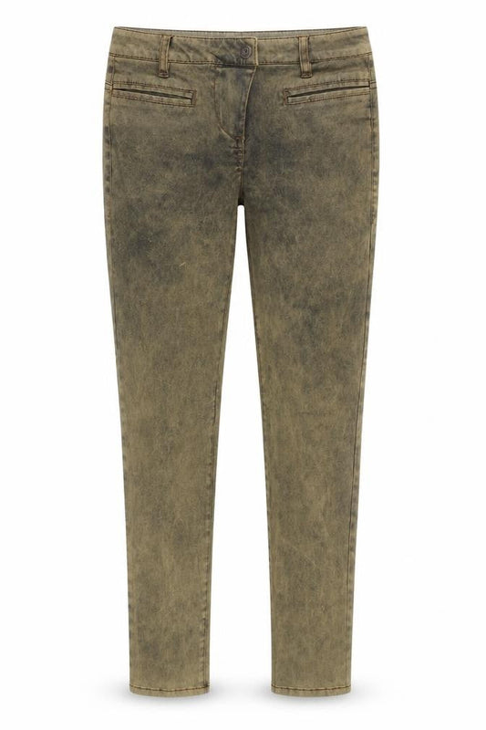 Sandwich Womens Brown Cotton Skinny Jeans Size 4 Slim Zip