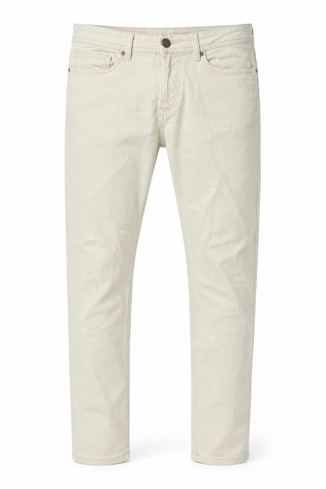Denim & Co. Mens Beige Cotton Skinny Jeans Size 30 in L30 in Regular Zip