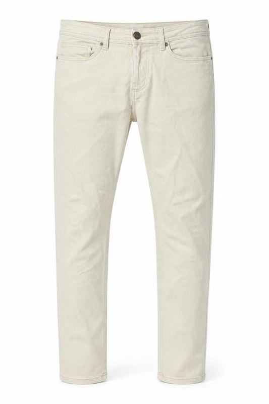 Denim & Co. Mens Beige Cotton Skinny Jeans Size 30 in L30 in Regular Zip