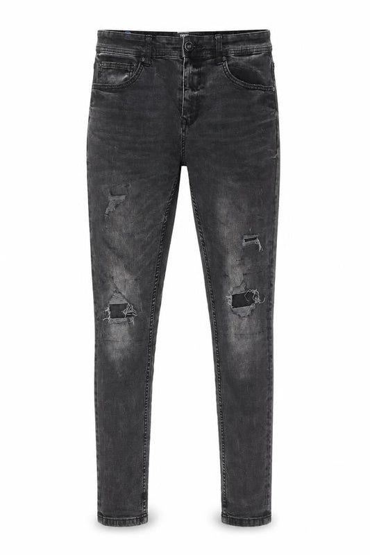 FSBN Mens Black Cotton Skinny Jeans Size 30 in L32 in Regular Zip