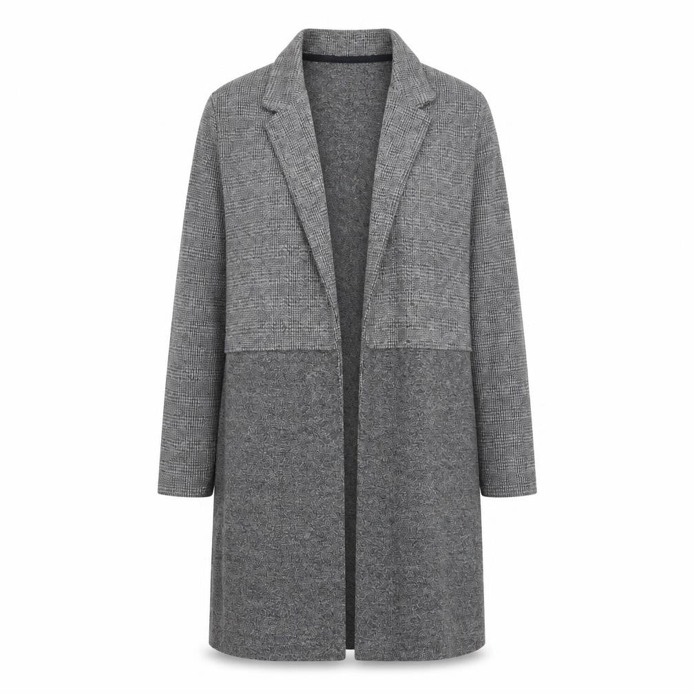 Miss Selfridge Womens Grey Plaid Overcoat Coat Size 10
