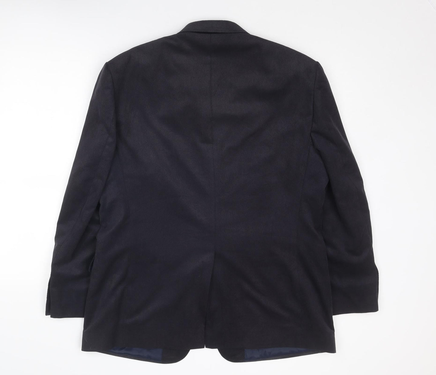 Marks and Spencer Mens Blue Polyester Jacket Suit Jacket Size 42 Regular