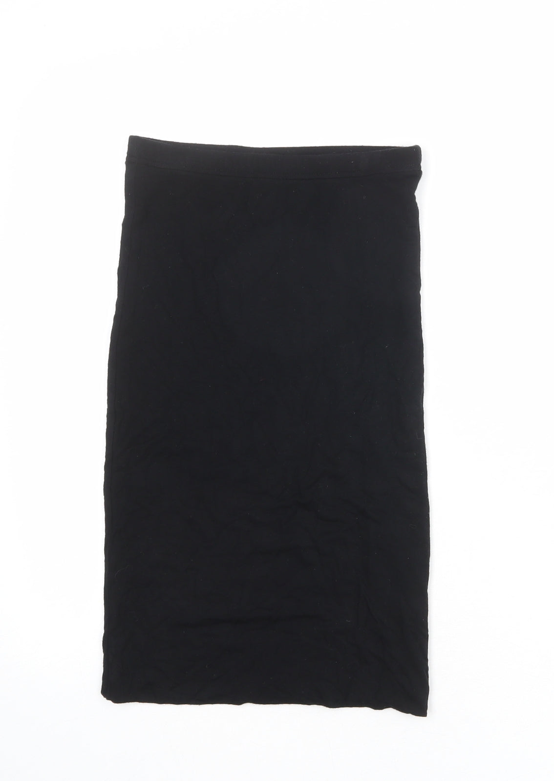Topshop Womens Black Viscose Bandage Skirt Size 6