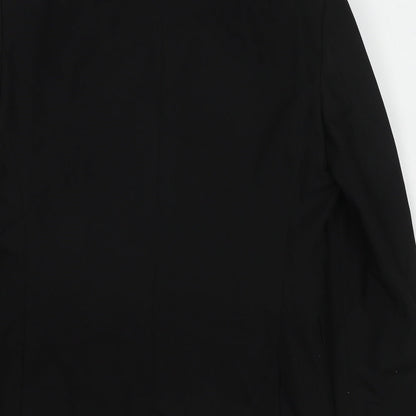 Next Mens Black Polyester Jacket Suit Jacket Size 38 Regular