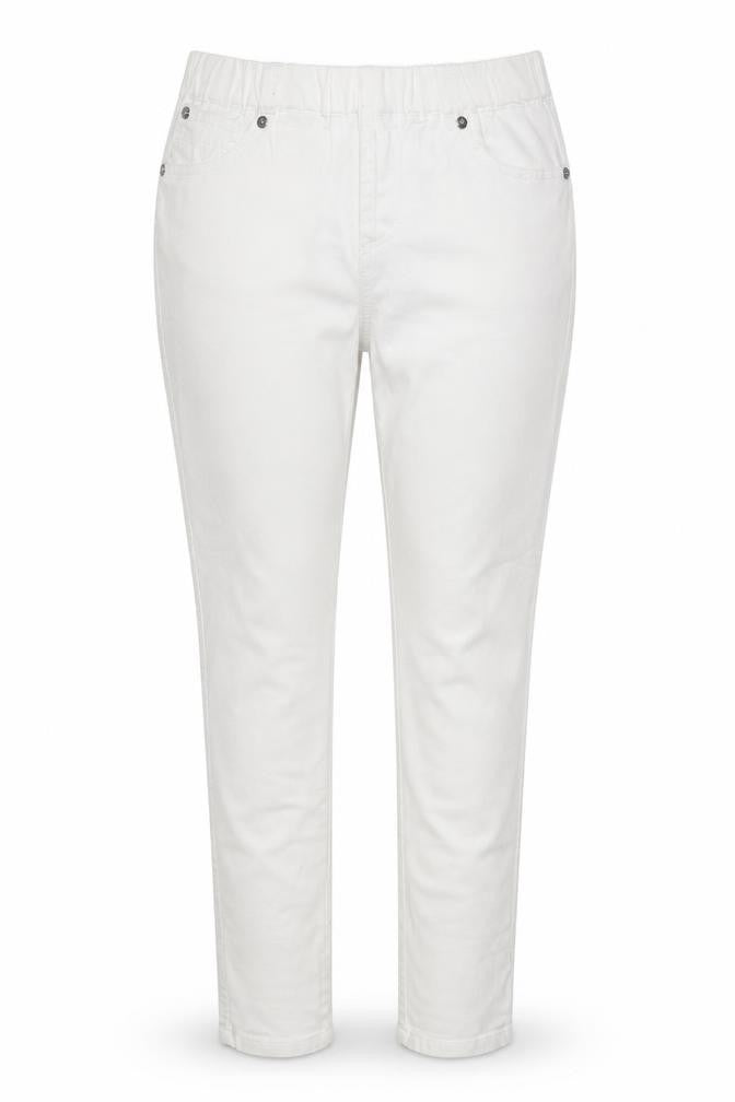Denim & Co. Womens White Cotton Jegging Jeans Size 10 Regular