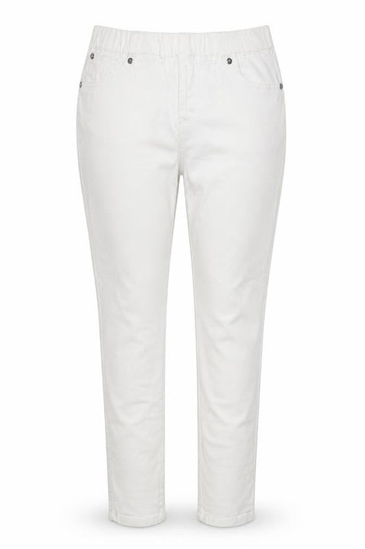 Denim & Co. Womens White Cotton Jegging Jeans Size 10 Regular
