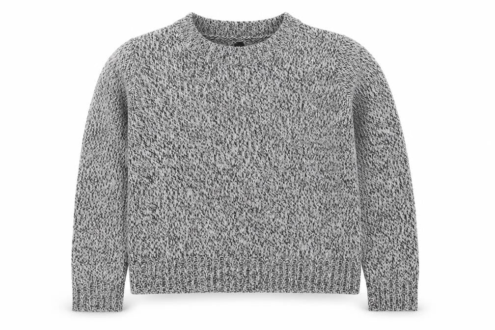 Divided by H&M Womens Grey Round Neck Acrylic Pullover Jumper Size M