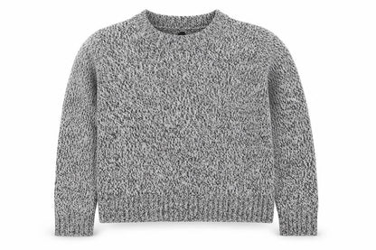 Divided by H&M Womens Grey Round Neck Acrylic Pullover Jumper Size M