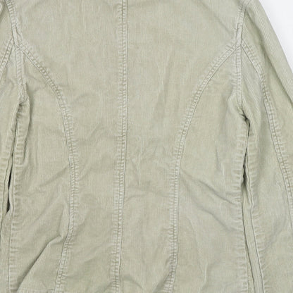 Brand and care label for Red Herring women’s beige jacket, size UK 12, button