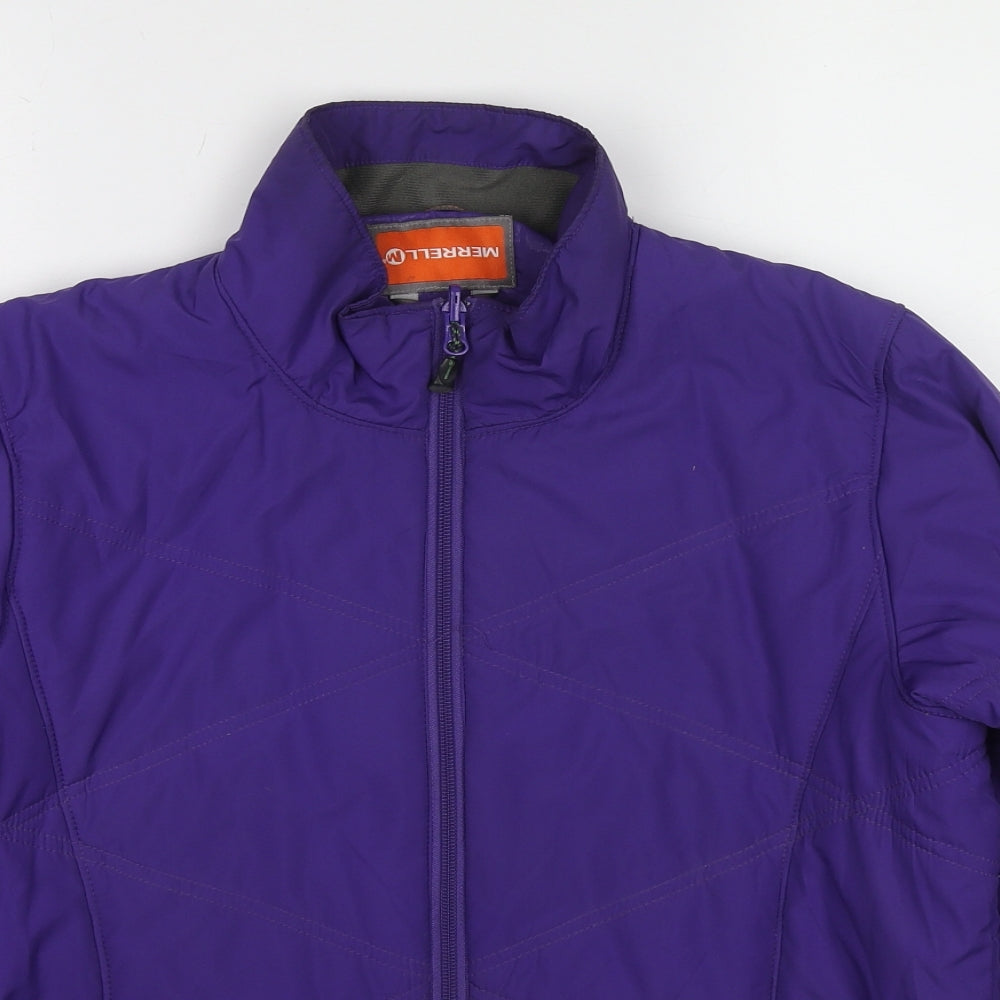Merrell Womens Purple Jacket Size L Zip