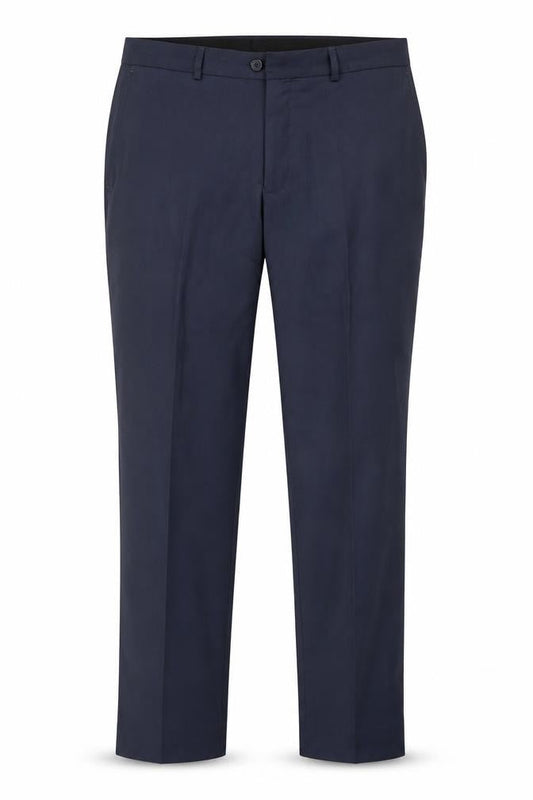 Ventura Mens Blue Polyester Dress Pants Trousers Size 36 in Slim Zip