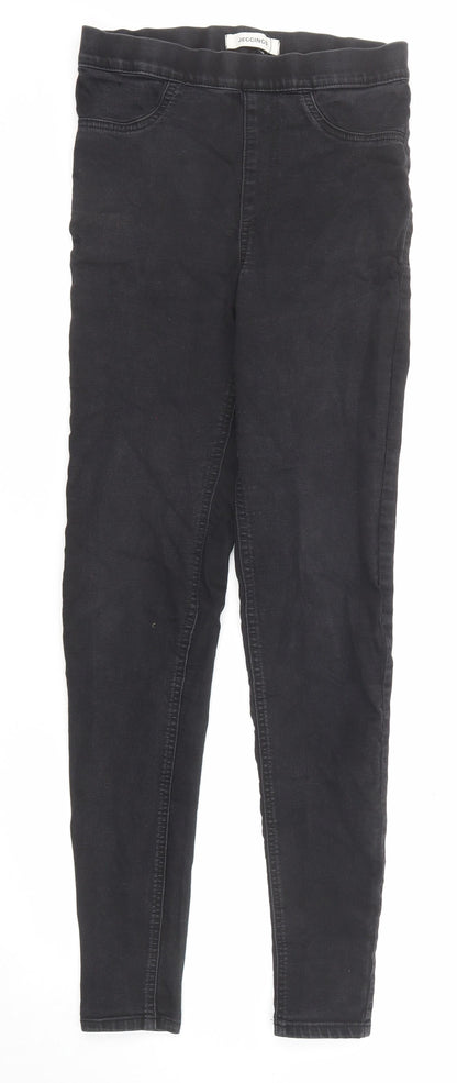 Marks & Spencer Womens Black Cotton Jegging Jeans Size 8 L29 in Regular