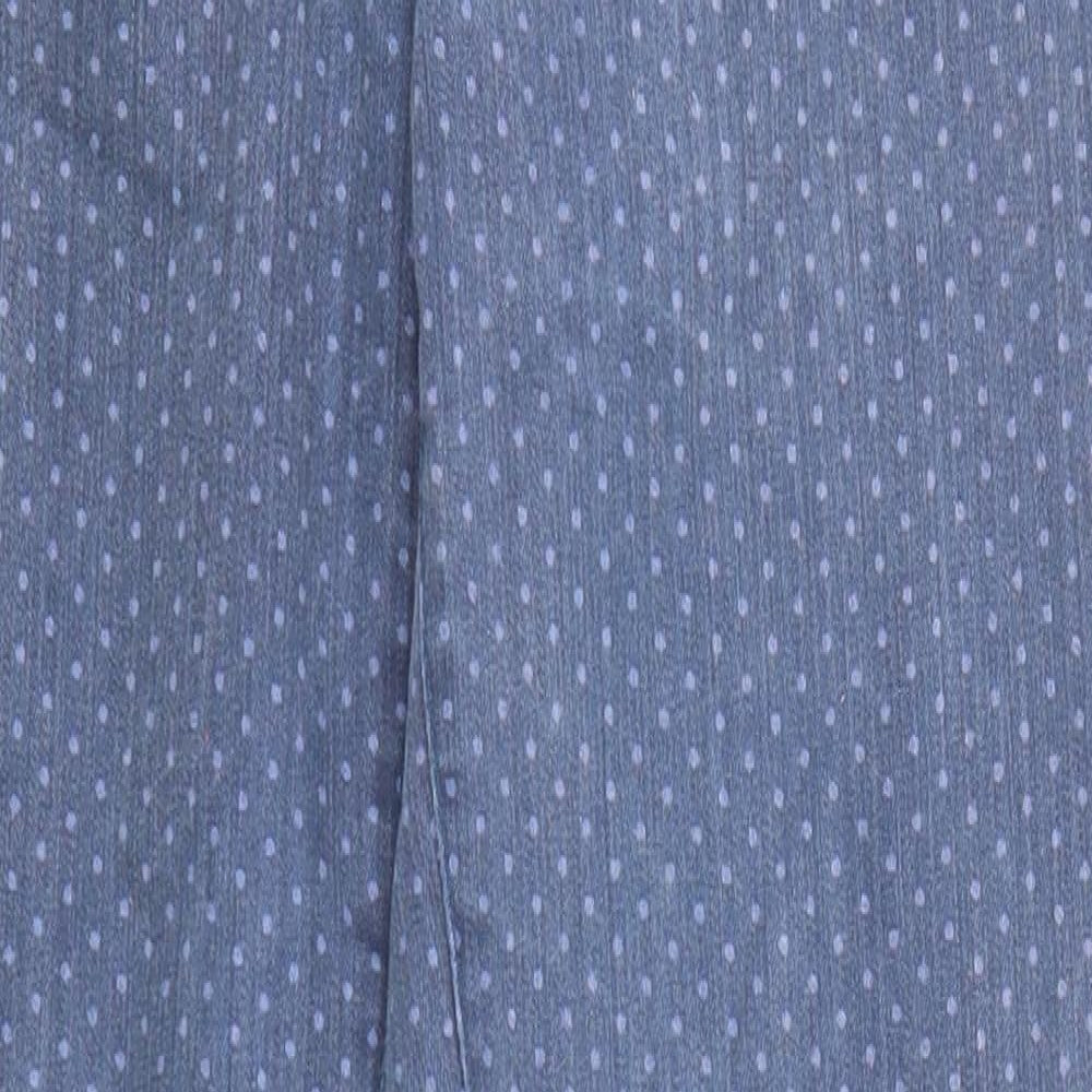 Esprit Womens Blue Polka Dot Cotton Skinny Jeans Size 29 in L27 in Regular Zip - Ankle Zip