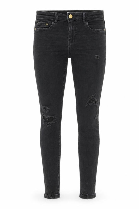 Zara Womens Black Cotton Skinny Jeans Size 8 L27 in Regular Zip