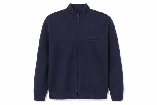 St.Bernard Mens Blue Polyester Full Zip Sweatshirt Size M