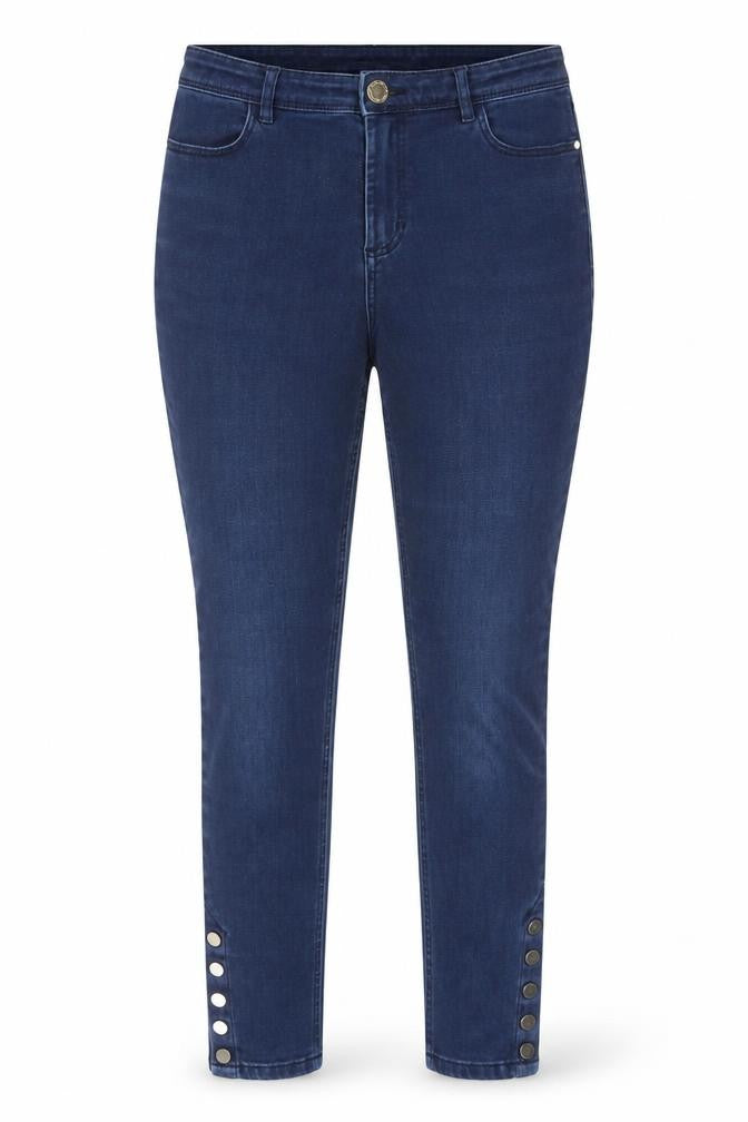 Marks & Spencer Womens Blue Cotton Skinny Jeans Size 10 L30 in Regular Zip