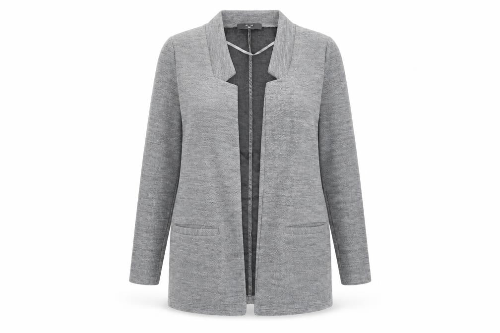 AX Paris Womens Grey Jacket Blazer Size 8