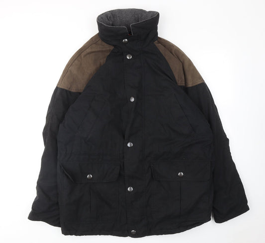 Burton Mens Black Jacket Size M Zip