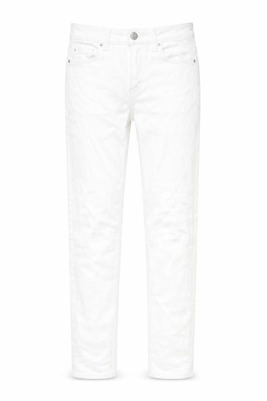 Marks & Spencer Womens White Cotton Skinny Jeans Size 8 L29 in Regular Button