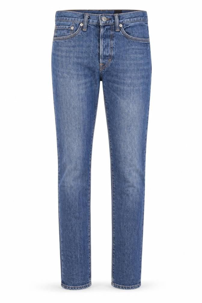H&M Mens Blue Cotton Skinny Jeans Size 28 in L31 in Slim Button