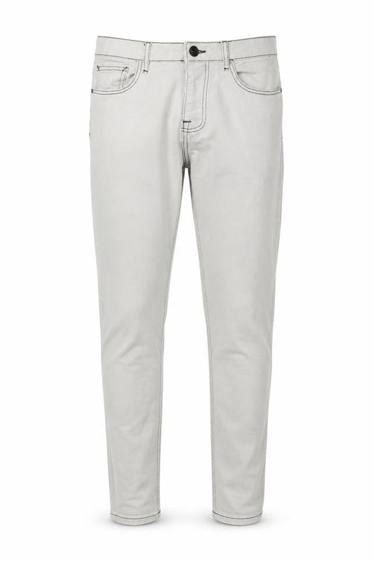 Denim & Co. Mens Grey Cotton Skinny Jeans Size 32 in L30 in Regular Zip