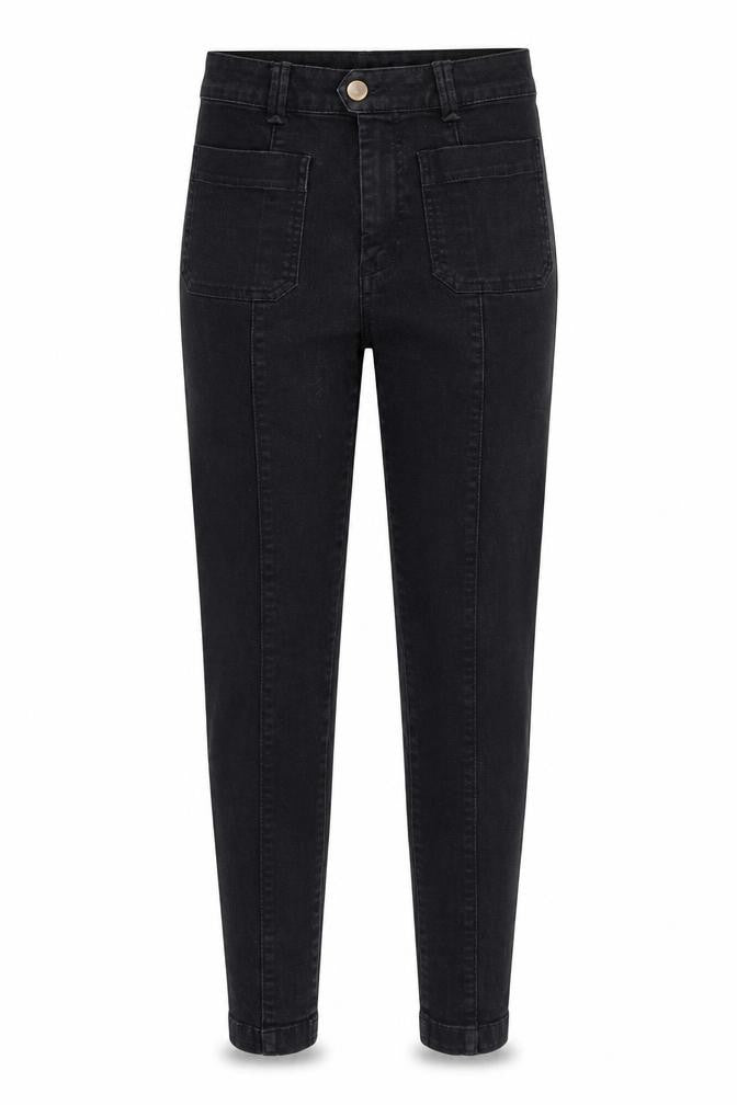 H&M Womens Black Cotton Skinny Jeans Size 8 L29 in Regular Zip