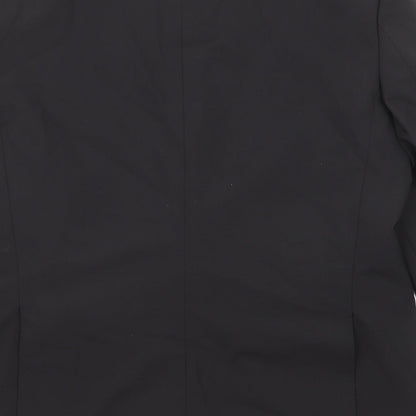 Greenwoods Mens Black Polyester Jacket Suit Jacket Size 42 Regular