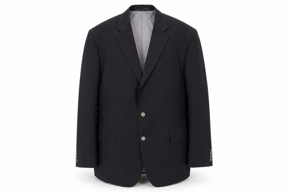 Marks & Spencer Mens Blue Polyester Jacket Suit Jacket Size 44 Regular