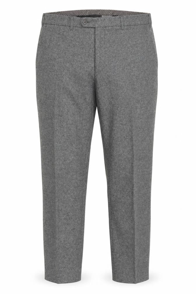 Skopes Mens Grey Polyester Dress Pants Trousers Size 36 in L30 in Regular Zip
