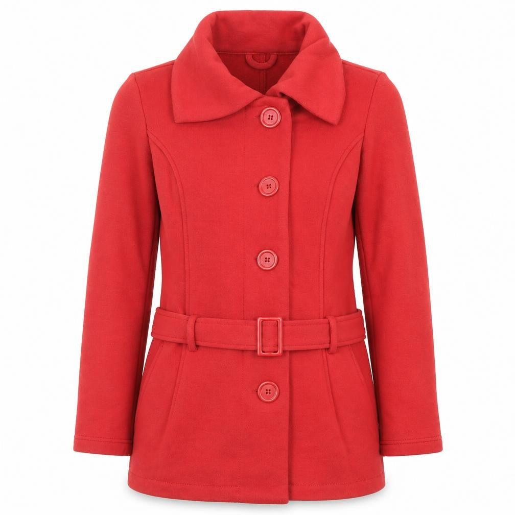 New Look Womens Red Jacket Size 12 Button