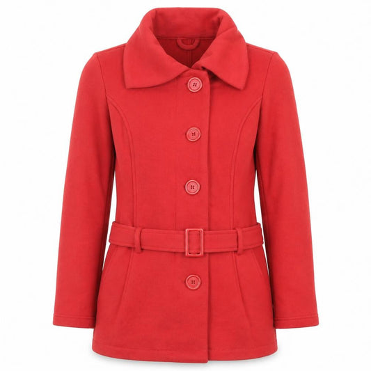 New Look Womens Red Jacket Size 12 Button