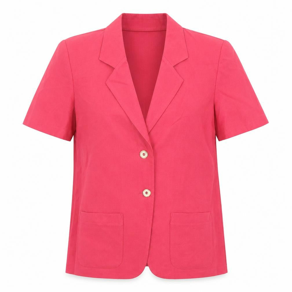 Miller's Womens Pink Polyester Basic Button-Up Size 12 Collared