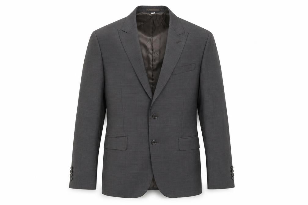 Marks & Spencer Mens Grey Wool Jacket Suit Jacket Size 42 Regular
