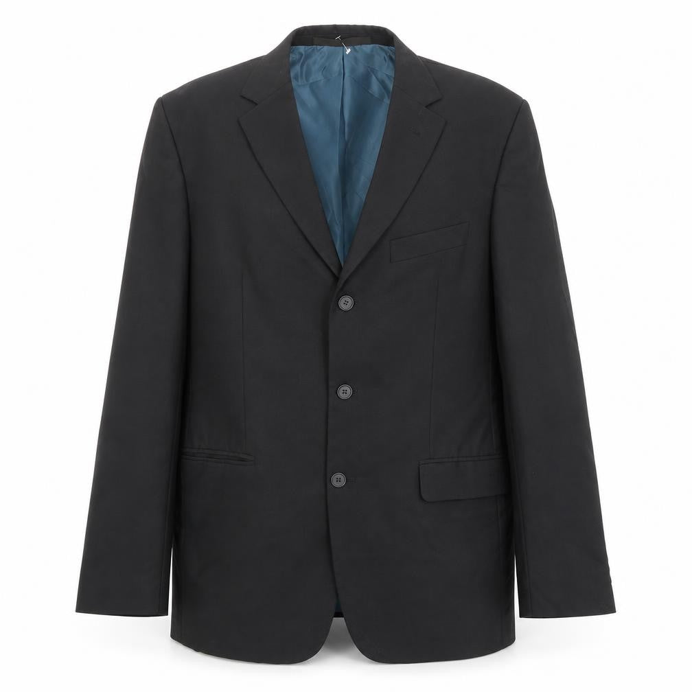Marks & Spencer Mens Black Polyester Jacket Suit Jacket Size 40 Regular