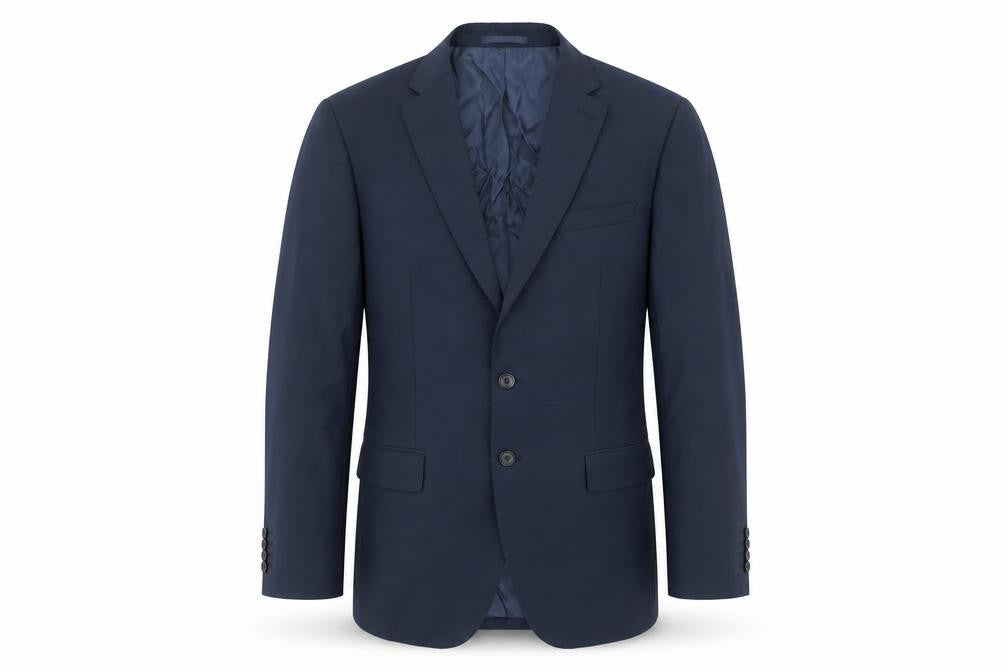 Marks & Spencer Mens Blue Wool Jacket Suit Jacket Size 40 Regular