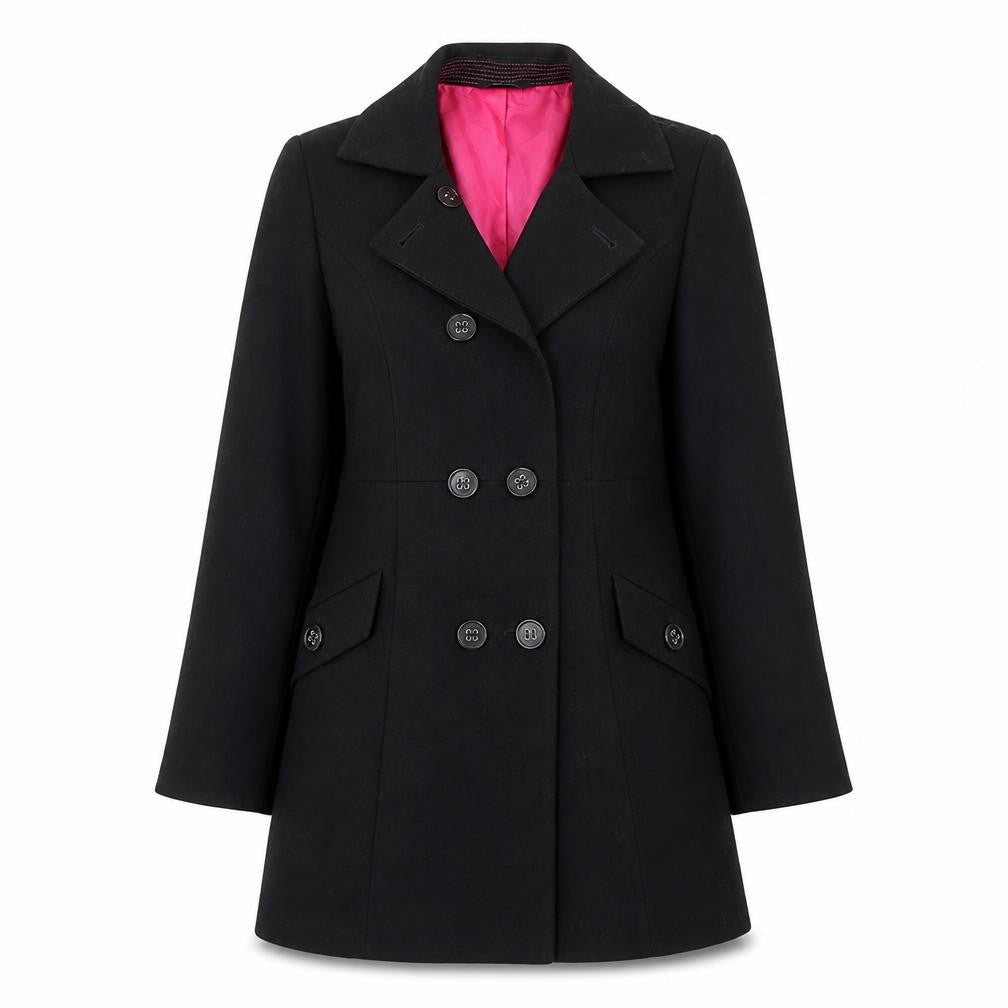 Marks & Spencer Womens Black Jacket Blazer Size 8 Button
