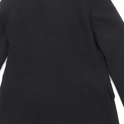 Marks & Spencer Womens Black Jacket Blazer Size 8 Button